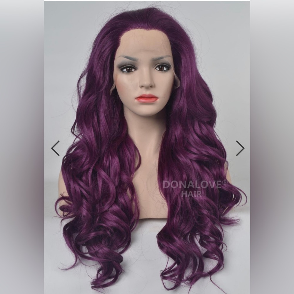 26” Purple Lace front Wig